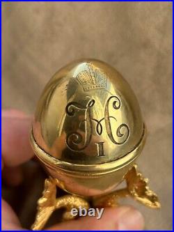 Imperial Era Silver & Bronze Gold Filled Easter Egg Watch Nickolas I