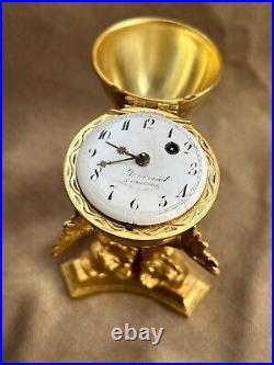 Imperial Era Silver & Bronze Gold Filled Easter Egg Watch Nickolas I