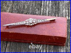 Imperial Faberge 18k 72 Solid Gold F. A. Lorie Rose Cut Diamonds Brooch