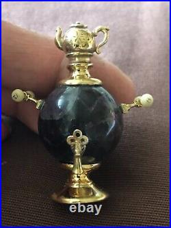 Imperial Faberge Silver Gilded Samovar-A Toy For A Child