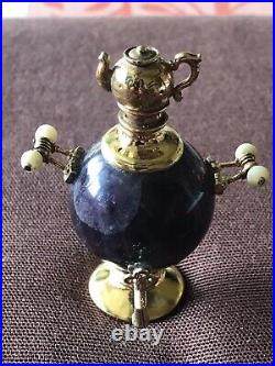 Imperial Faberge Silver Gilded Samovar-A Toy For A Child