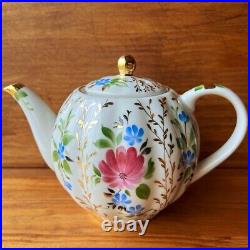 Imperial Porcelain Golden Grass Tea Pot Teapot Lomonosov