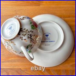 Imperial Porcelain Lomonosov Golden glass Cup Saucer 250ml