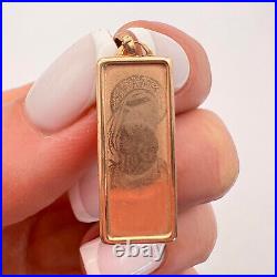 Imperial ROSE Gold 14K Womens Jewelry Chain Necklace Pendant Icon Mary Jesus 585