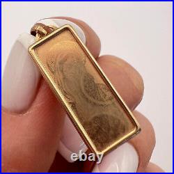 Imperial ROSE Gold 14K Womens Jewelry Chain Necklace Pendant Icon Mary Jesus 585