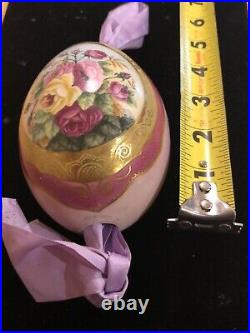 Imperial Russia Easter Egg Porcelain Hand Painted