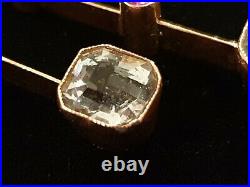 Imperial Russian Empire FABERGE Era Pendant Pin 56 Gold Tsarists ROMANOV Jewelry