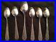 Imperial Russian FABERGE 88 Purity set of 6 tea spoons with Niello, marked