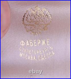 Imperial Russian Faberge 14k Gold Diamond Sapphire Cufflinks-Grand Duke Nicholas