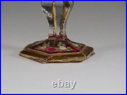 Imperial Russian Fedorovsky Brothers Glass Amethyst Stained Goblet c. 1850