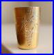 Imperial Russian Gold Plated Sterling Silver 875 Vodka Shot Glass Cup Engraved