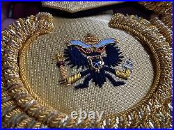 Imperial Russian Navy Contr-Admiral pair of parade gold eupallets 1 eagle TOP
