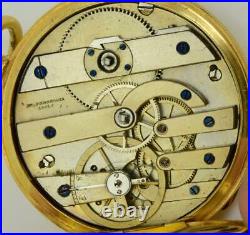 Imperial Russian Royal family 18k gold H. Perregaux, Girard-Perregaux pocket watch
