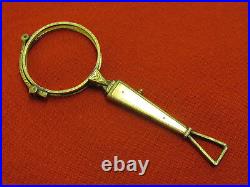 Imperial Russian Time Folding Lorgnette Gold Plated. End of the 19s Century