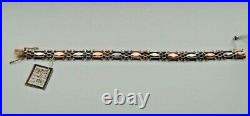 Imperial Russian Two Color Gold 56,14K Link Bracelet