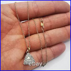 Imperial Soviet Gift Pendant Chain Cut 469 Gold 585 Hallmark Necklace 3.19gr 14k