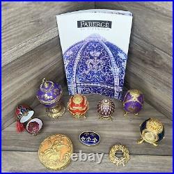 Joan Rivers Imperial Treasures Faberge Eggs, Phoenix Box, Gold Pin, & More