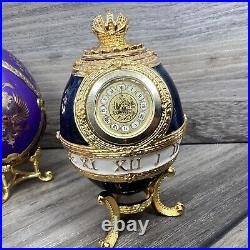 Joan Rivers Imperial Treasures Faberge Eggs, Phoenix Box, Gold Pin, & More