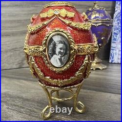 Joan Rivers Imperial Treasures Faberge Eggs, Phoenix Box, Gold Pin, & More