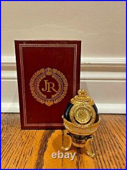 Joan Rivers Imperial Treasures The Clock Egg Gold Plate
