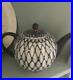 LOMONOSOV Russian Imperial Porcelain Teapot Cobalt Blue White & Gold