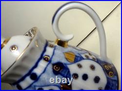 NEW PRISTINE-LOMONOSOV Imperial Porcelain RUSSIAN DOMES TEAPOT withLABELS (1 of 2)