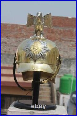 New Imperial Russian Horse Guard Officers' German Brass Eagle Helmet