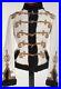 New Russian Imperial Life Guard Officer White With Black Fur/ Gold Braid Jacket