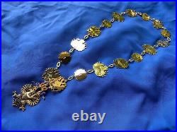ORDER St. Andrew Firstcalled Gilded CHAIN SET Russian Imperial Award? 1 HQ copy
