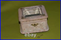 ORIGINAL Antique Box case imperial russian jewelry vtg old candy Nicholas II