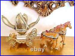 One of a Kind Imperial Russian Faberge Egg New Year Engagement Wedding Proposal