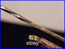 Original Antique Imperial Russian Eagle 14K 56 Gold Royal Presentation Stick Pin