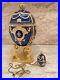 Pierrelorren Faberge Egg SET Faberge Trinket box & Faberge Egg Necklace Sapphire