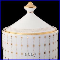 RUSSIAN Imperial Lomonosov Bone Porcelain Tea Set Idyll 6/10 Gold Gold Blue