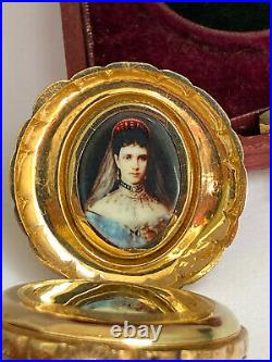 Rare Imperial Russian Princess Feodorovna Pocket watch 14k Gold 56 for Merit 18c
