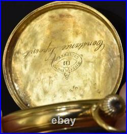 Rare antique Imperial Russian presentation 18k gold ladies watch c1890's, boxed