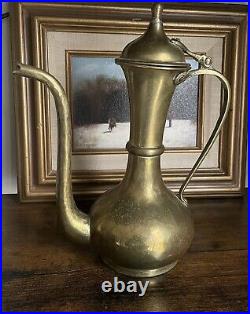 Rare antique imperial Russian Brass Samovar Tea pot with imperial stamped