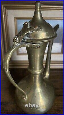 Rare antique imperial Russian Brass Samovar Tea pot with imperial stamped