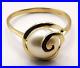 Ring Gold 585 Jewelry Ideal Condition Pearl 2,5g Imperial Soviet Vintage Women's