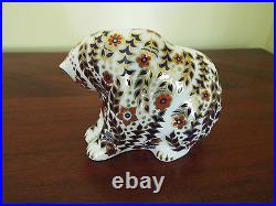 Royal Crown Derby Russian Bear First Quality With Gold Stopper