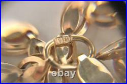Royal Vintage Original Russian Solid Rose Gold 585 14K Bracelet Chain 19 cm