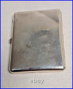 Russian Antique Sterling Silver Gold Enamel Cigarette case 84 Zolotniki Imperial