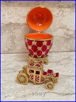 Russian Faberge egg Imperial Jewelry box Faberge Necklace Anniversary wife gift