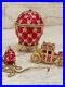 Russian Faberge egg Imperial collection 24kGold Swarovski Christmas gift for her