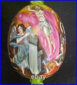 Russian Imperial 19th Century Porcelain Gilded Easter Egg