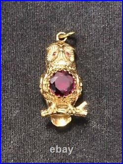 Russian Imperial Faberge Silver Gilded Pendant With Garners
