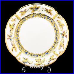 Russian Imperial Lomonosov Porcelain Bone Tea Set Fabulous Butterflies 6/20 Gold