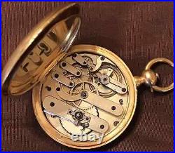 Russian Imperial Silver Gilded Pocket Watch