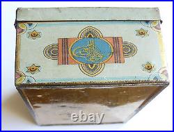 Russian Imperial Tobacco Tin Box Gold Marka Shaposhnikov & Co. St. Petersburg