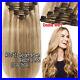 Russian THICK Real Double Weft Clip In Remy Human Hair Extensions Dark Auburn UK